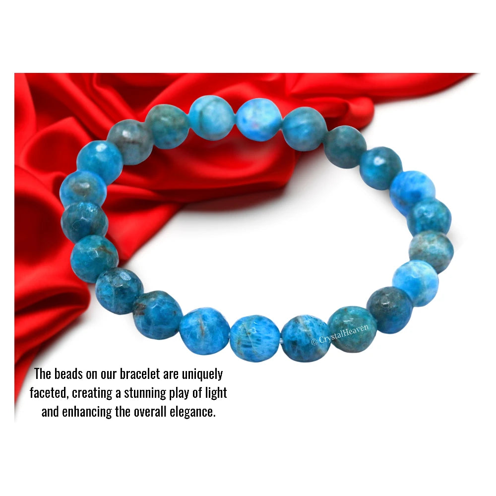 Apatite Bracelet (Faceted-Stretchable)