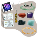 Virgo Healing Crystals and Stones Premium Set