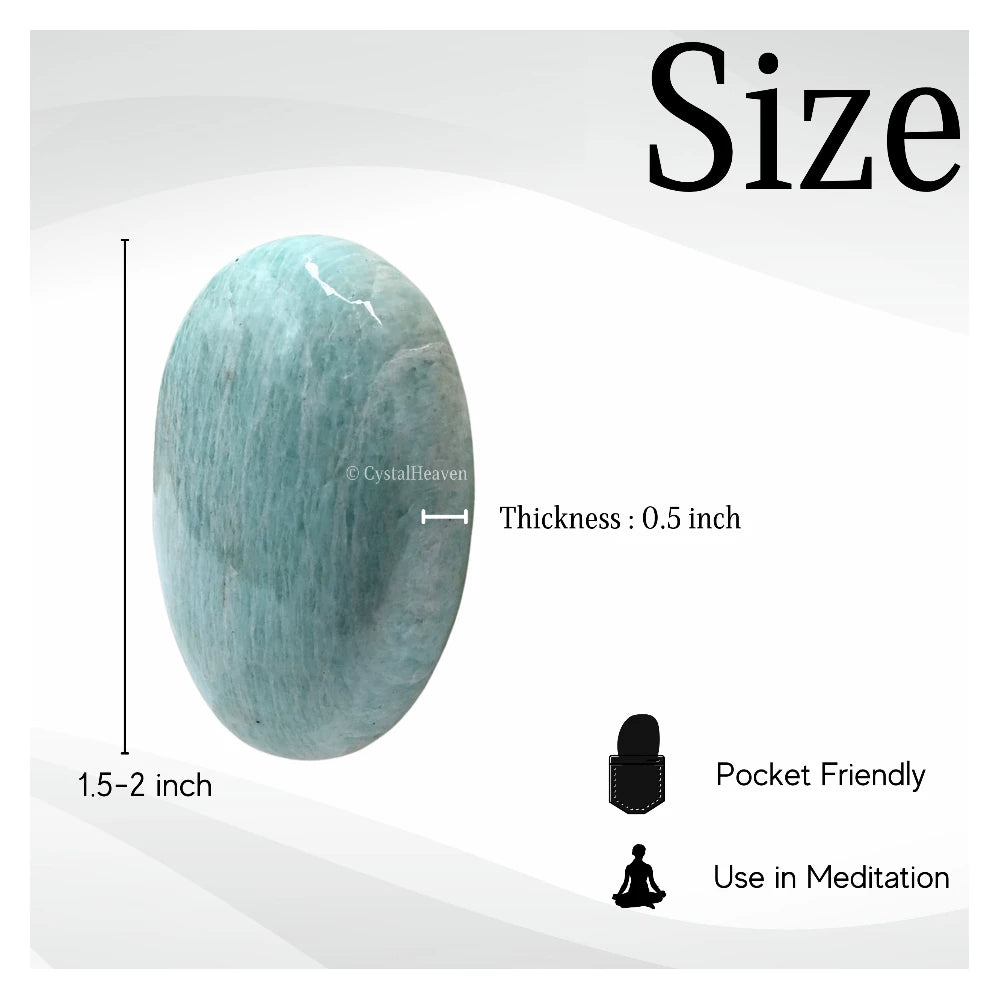 Amazonite Palm Stone