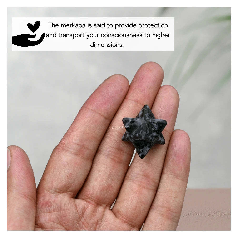 Indigo Gabbro Crystal Merkaba (15-20 mm)