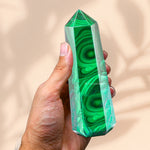 Malachite Crystal Tower (5.5" to 6" inch)