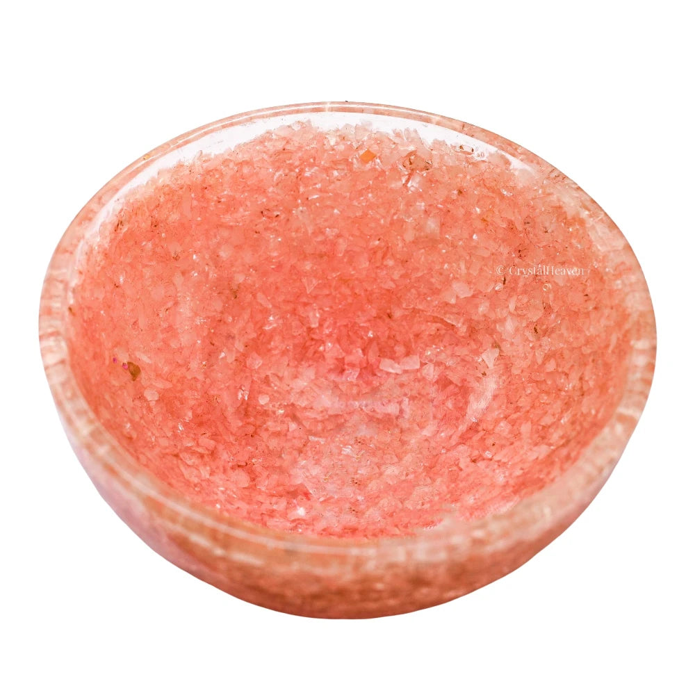 Rose Quartz Orgone Bowl (4 Inch)
