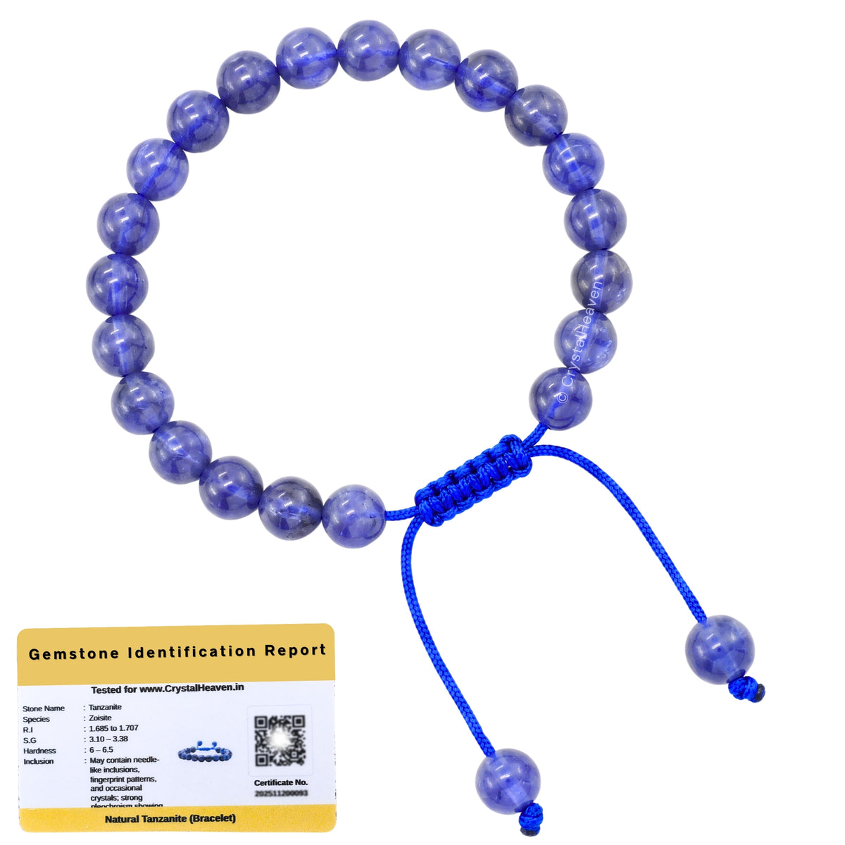 Tanzanite Bracelet (Adjustable)