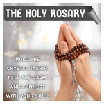 Red Tiger Eye Crystal Tasbih (Silver)