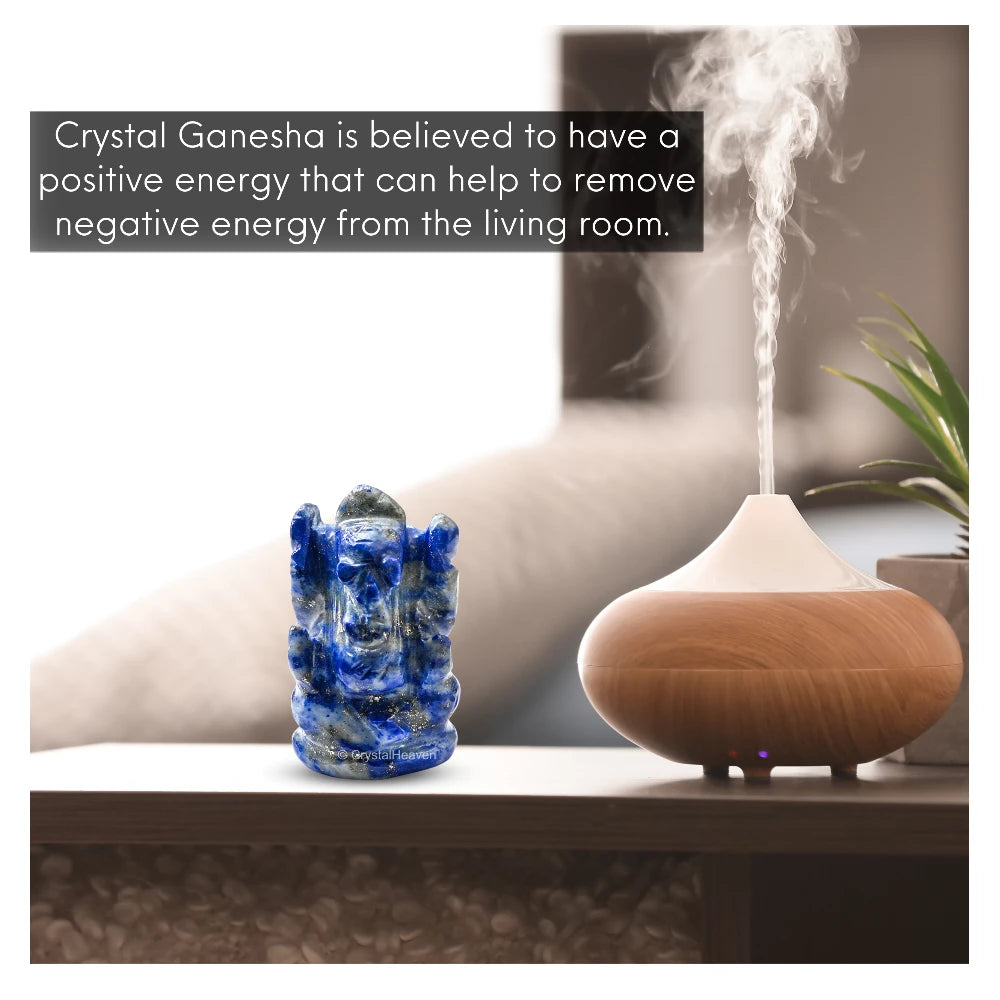 Lapis Lazuli Crystal Ganesh Ganpati