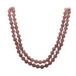 Strawberry Quartz Japa Mala (Hand Knotted)