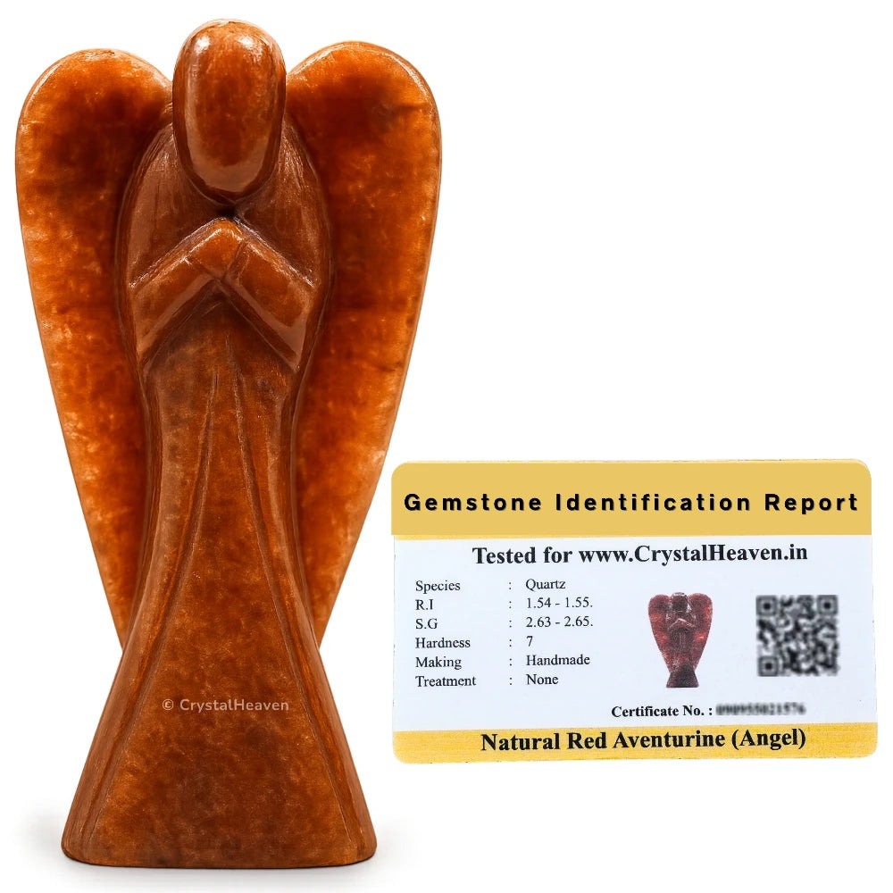 Red Aventurine Angel (4 Inch)
