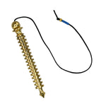 Metal Brass Pendulum -  Gold 16 ISIS Ring Plate (MP91)