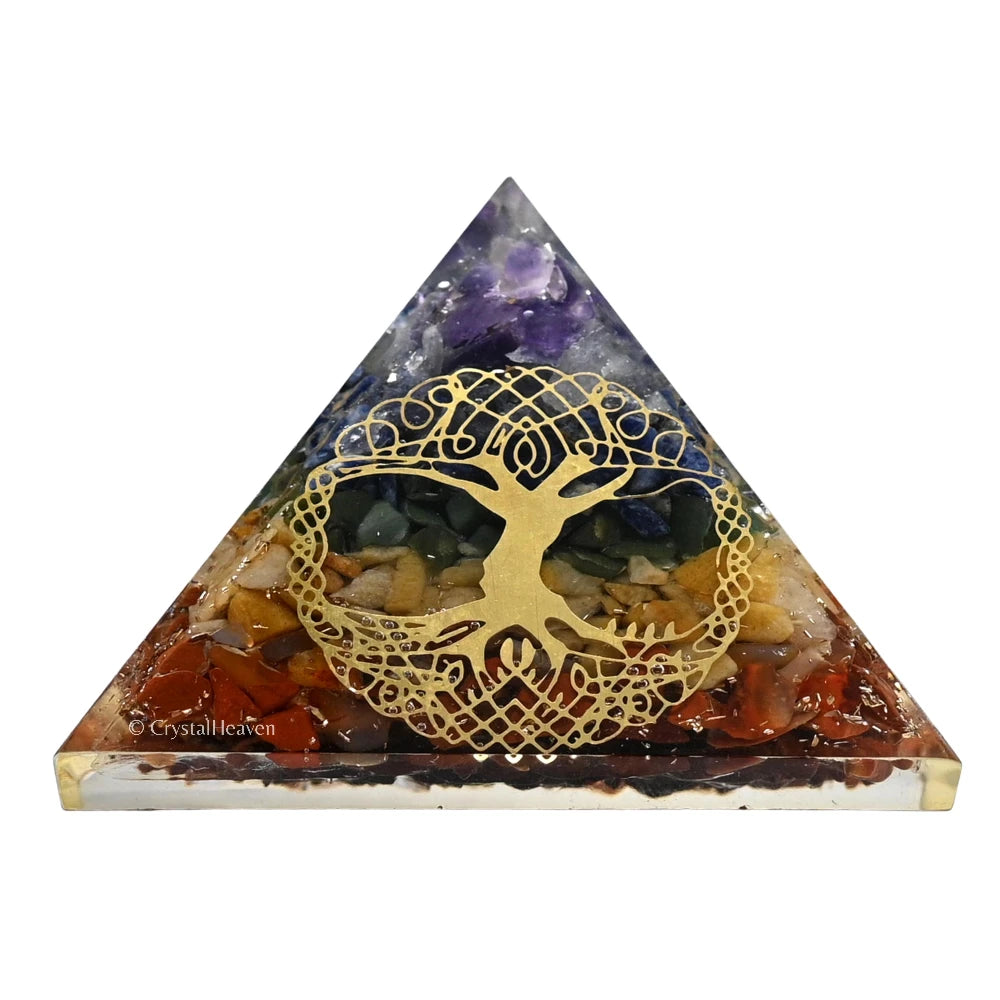 7 Chakra Orgone Pyramid (Tree Of Life)