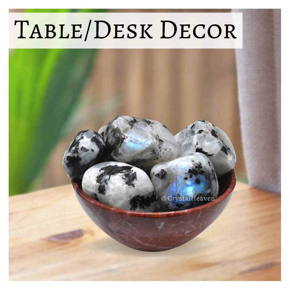 Tumbled Rainbow Moonstone Stones (30 Gram)