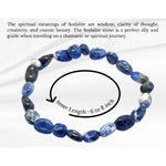 Sodalite Tumbled Bracelet (Elastic)