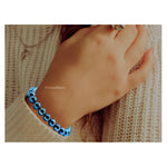 Blue Hematite Bracelet (Elastic)