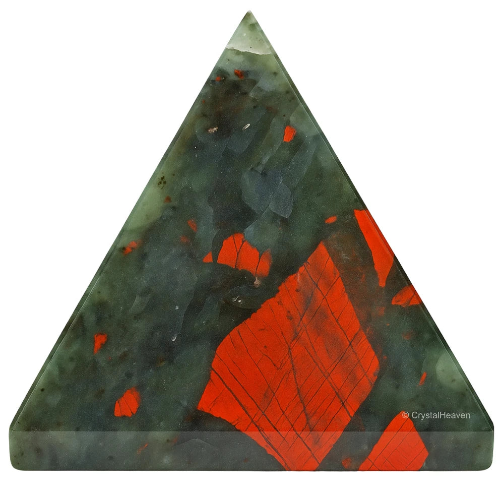African Bloodstone Pyramid (1 Inch)