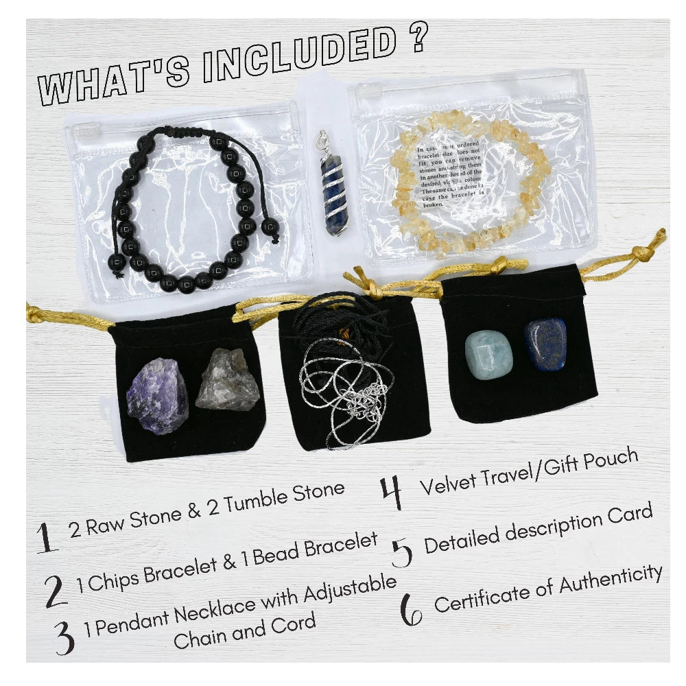 Scorpio Healing Crystals and Stones Premium Set