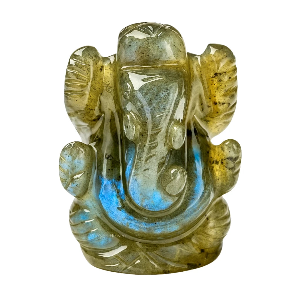 Labradorite Crystal Ganesh Ganpati