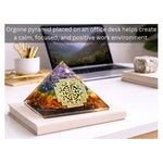7 Chakra Orgone Pyramid (Shriyantra)