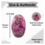 Cobalt Calcite Palm Stone