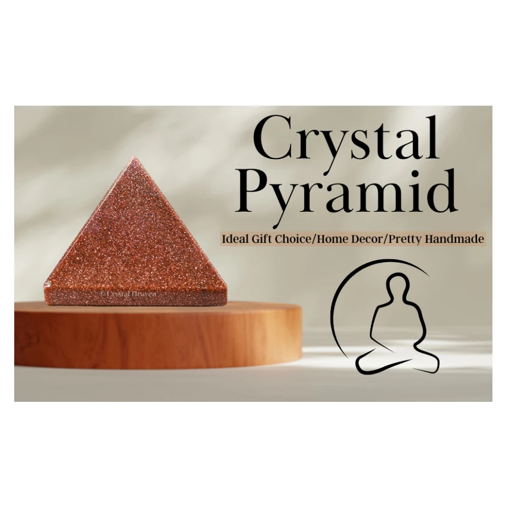 Red Goldstone Pyramid (2 Inch)