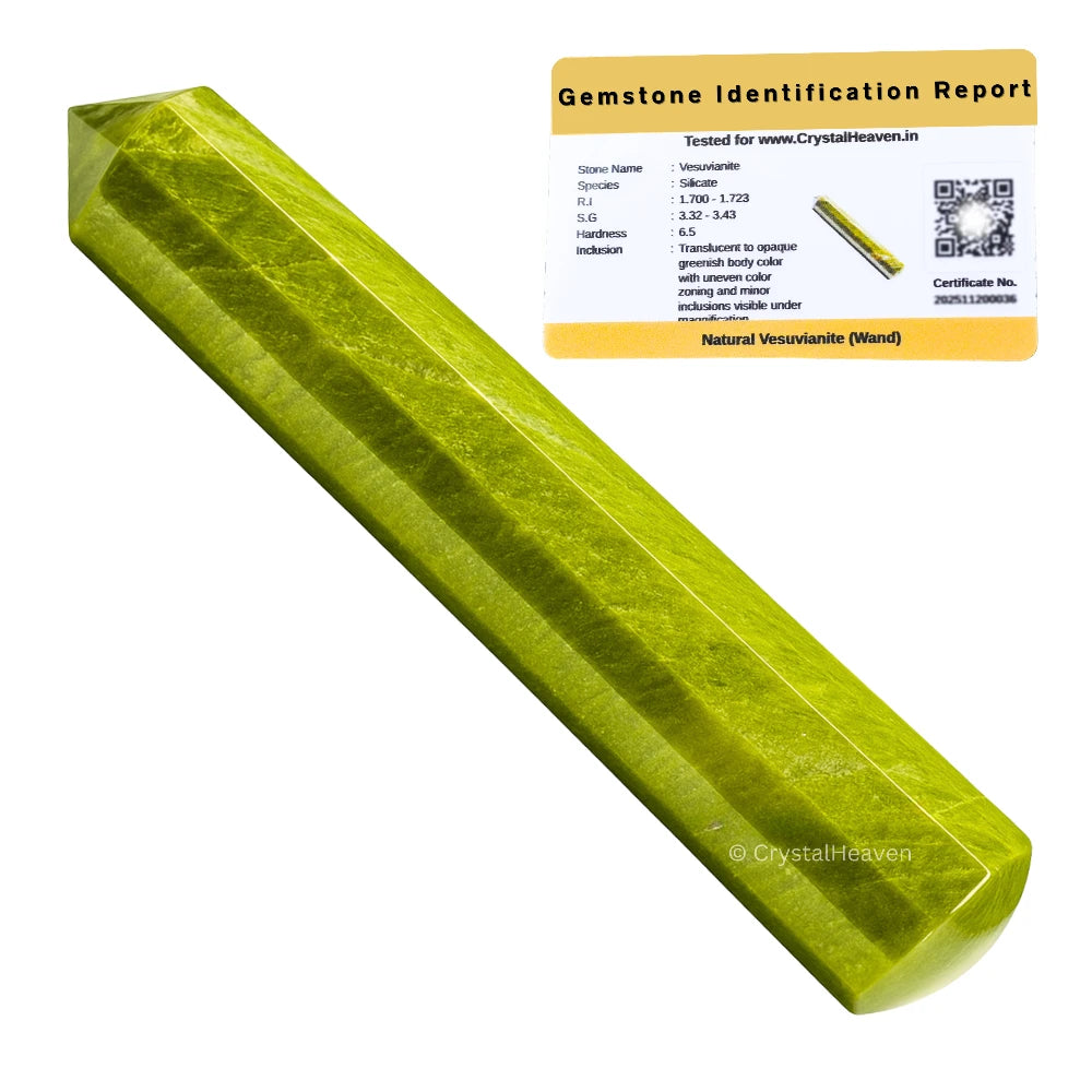 Vesuvianite Wand (Faceted)