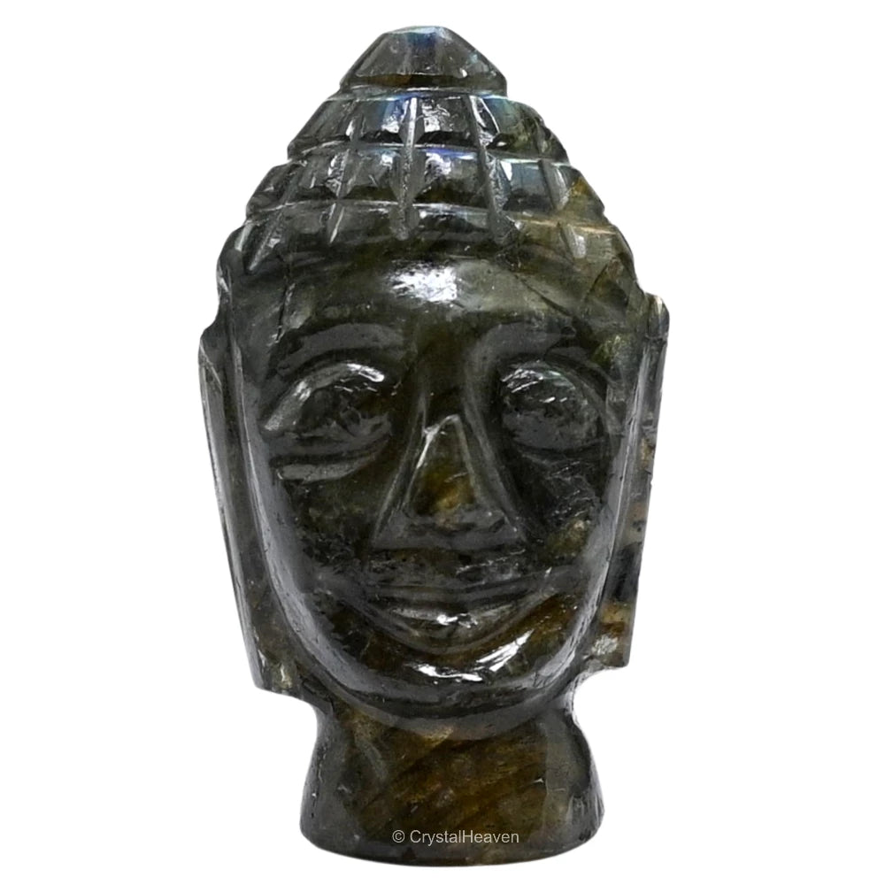 Labradorite Buddha Head