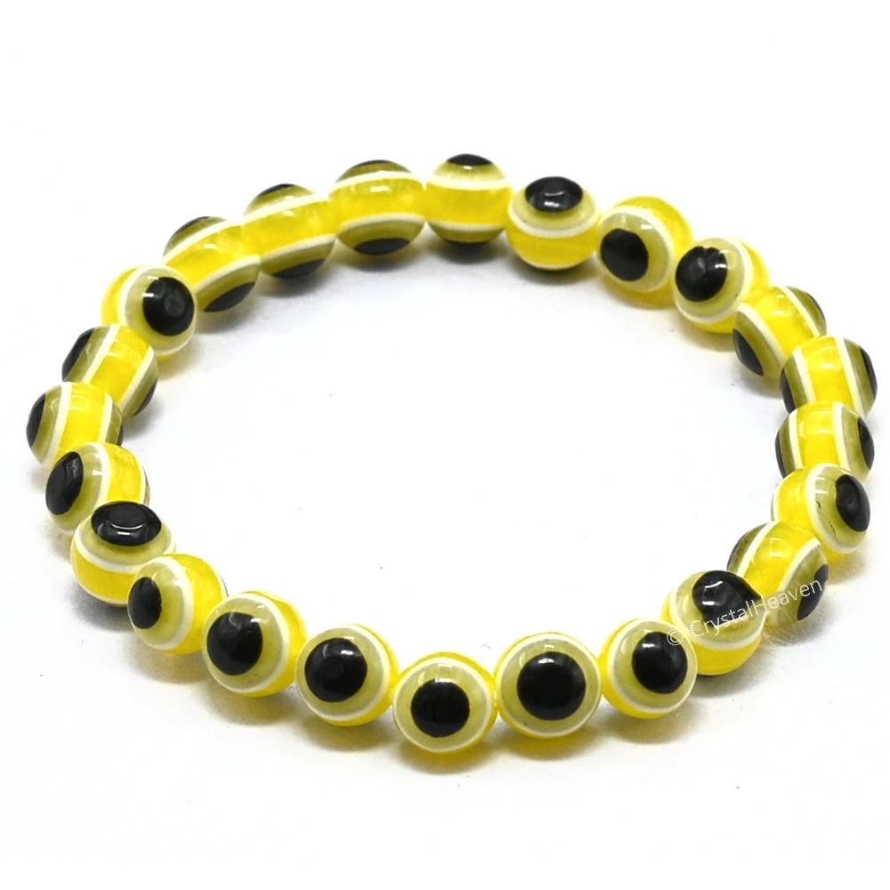 Yellow Evil Eye Bracelet