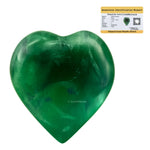 Green Fluorite Heart