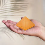 Orange Selenite Pyramid (1.5 Inch)