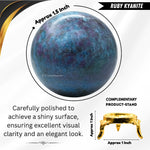 Ruby Kyanite Sphere (1.5 Inch)