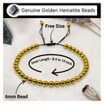 Golden Hematite Anklet (Without Knot)