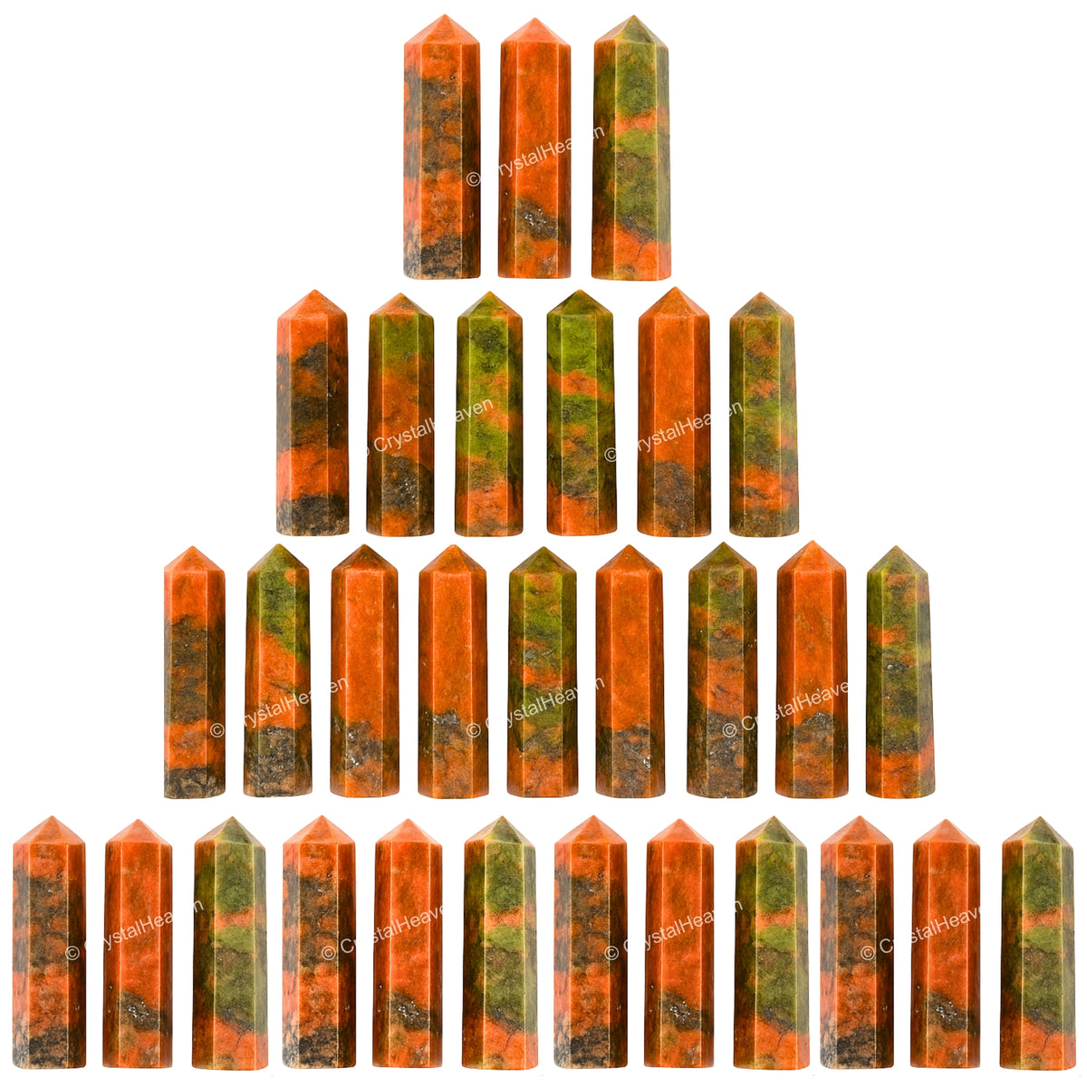 Unakite Pencil Points (Set of 50)