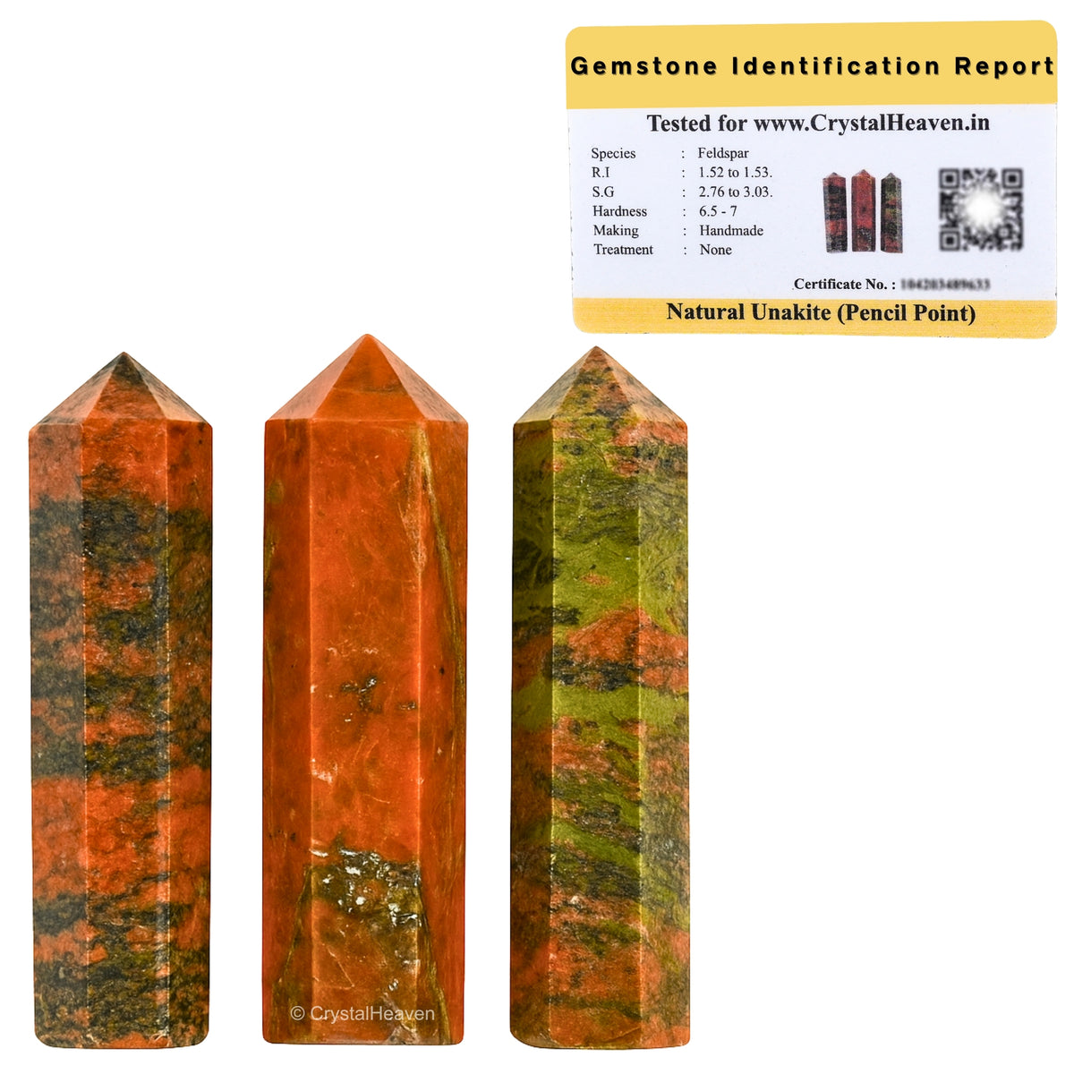 Unakite Pencil Points (Set of 50)