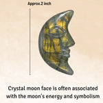 Labradorite Crescent Moon