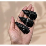 Black Obsidian Arrowhead - 2" to 3"