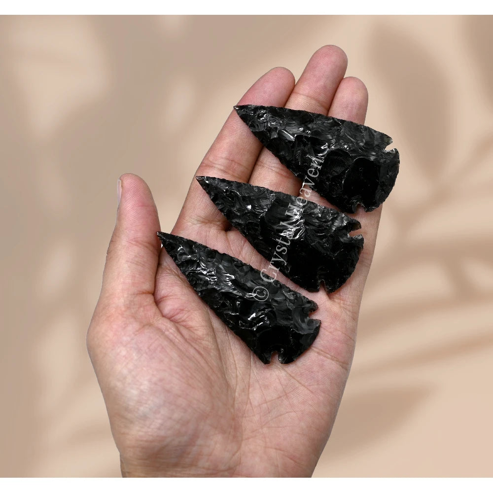 Black Obsidian Arrowhead - 2" to 3"