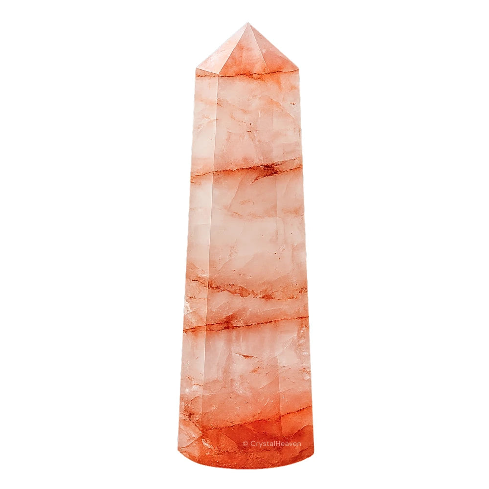 Red Hematoid Quartz Crystal Tower (2" to 3" inch)