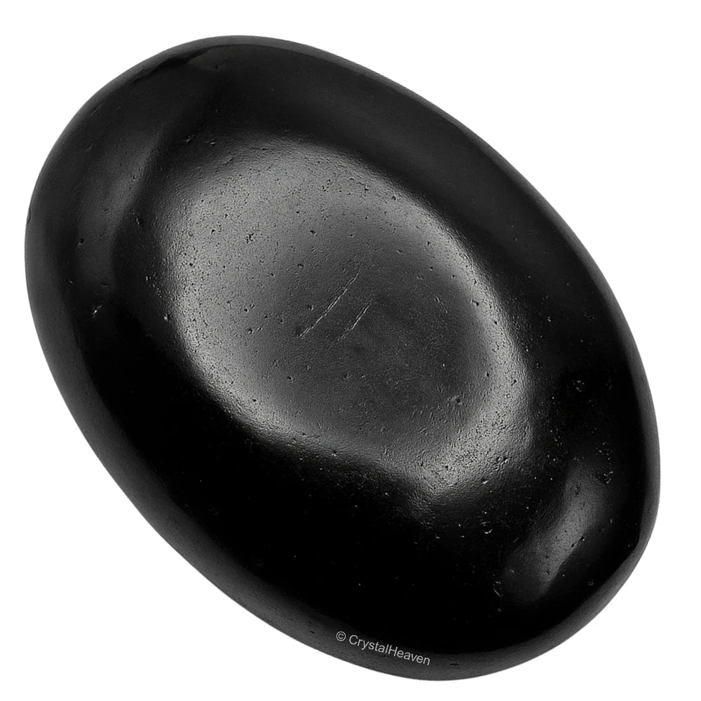 Natural Black Tourmaline Palm Stone