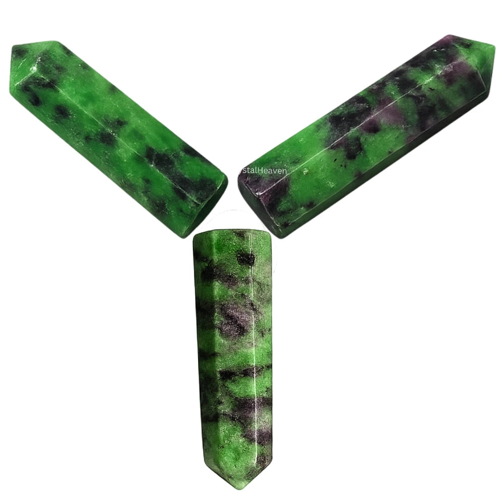 Ruby Zoisite Pencil Points (Set of 10)