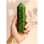 Large Green Jade Tower