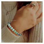 Multi Fluorite Bracelet (Elastic)