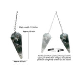 Moss Agate Pendulum