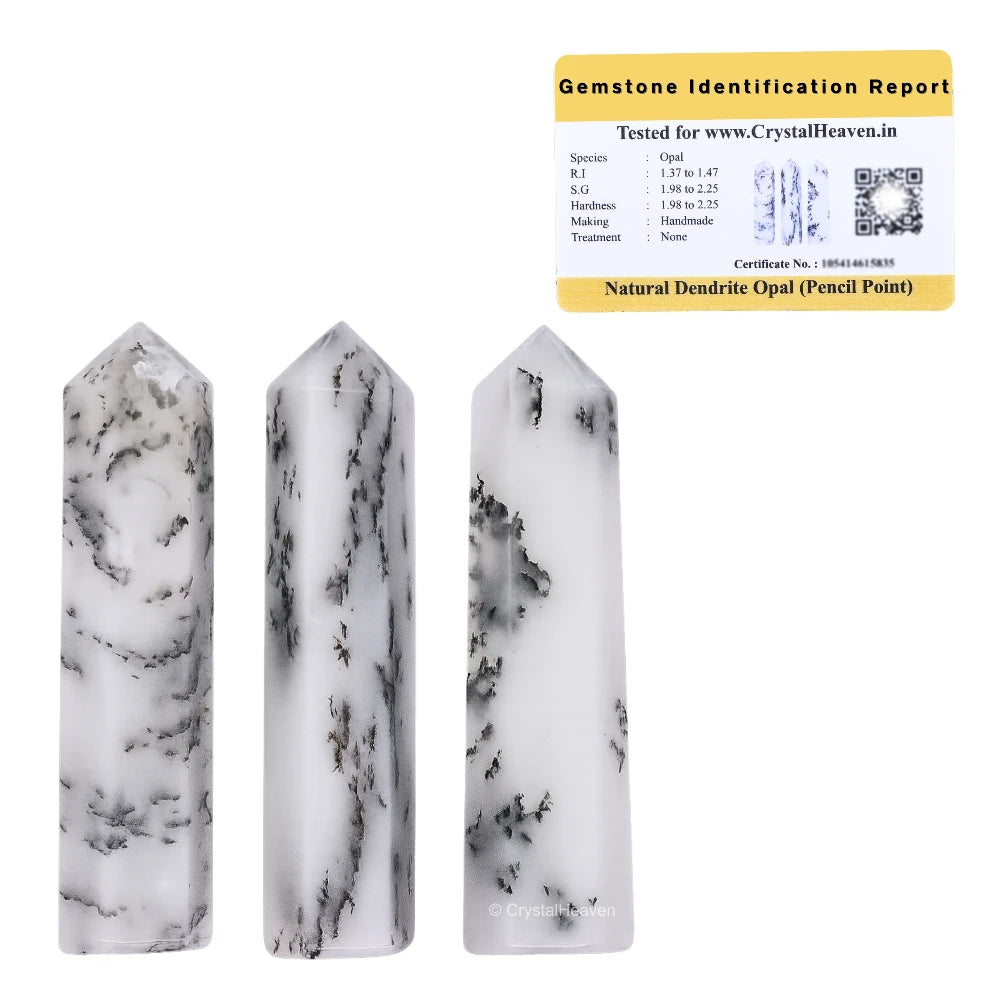 Dendrite Opal Pencil Points (Set of 10)