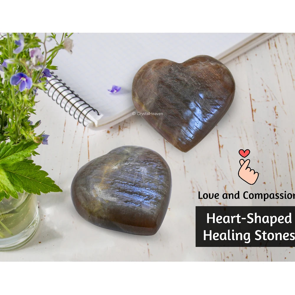 Sun Moonstone Heart