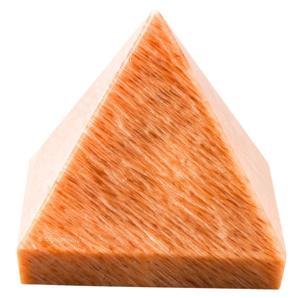 Peach Moonstone Pyramid (2 Inch)