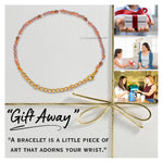 Golden Moonstone Bracelets - 2mm Faceted Beads (Gold)