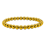 Golden Hematite Healing Crystal Bracelets - 6mm Beads