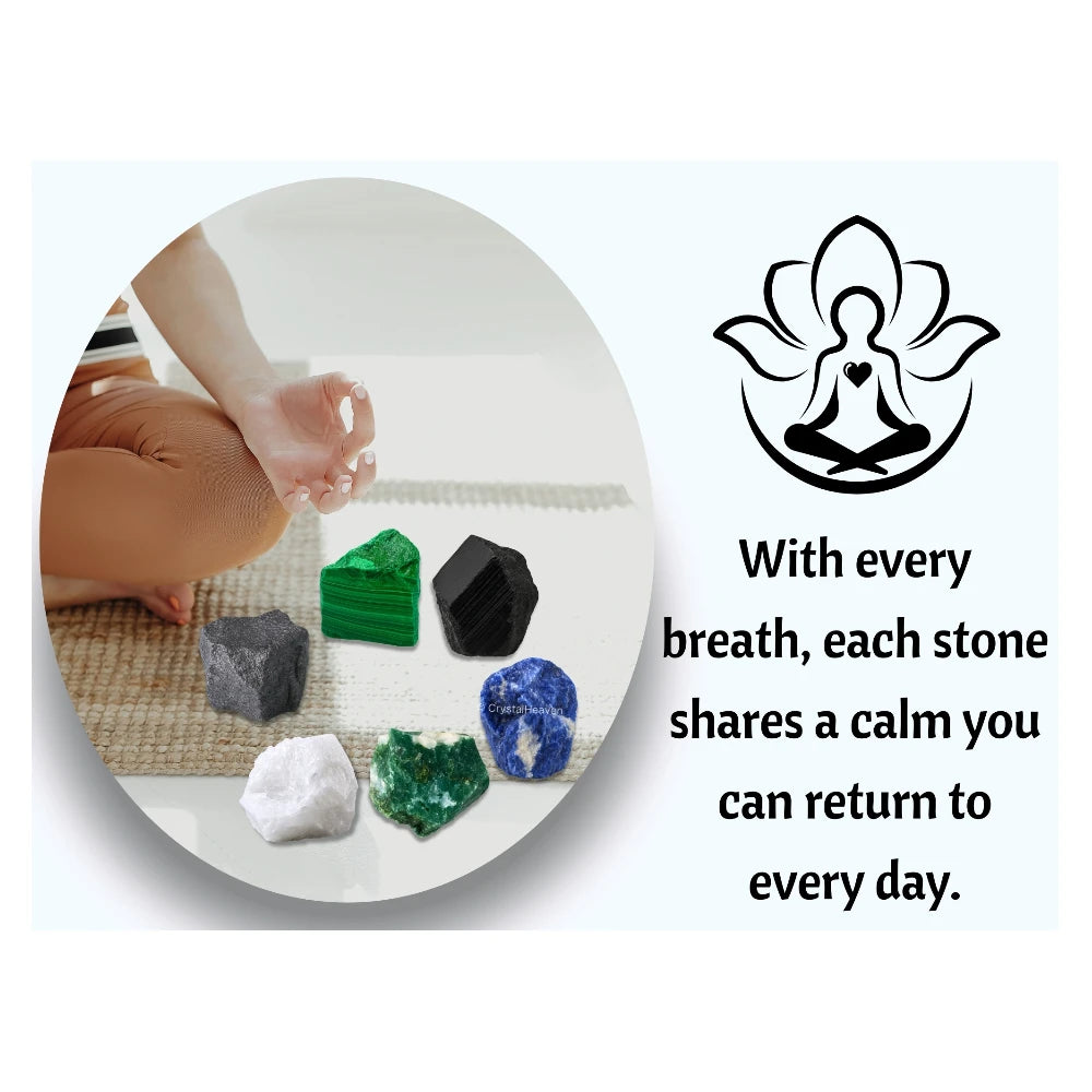 Cancer Fighter Raw Crystals Set