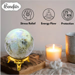 Hackmanite Sphere (1.5 Inch)