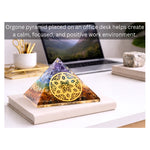 7 Chakra Orgone Pyramid (Star Of David)