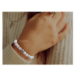 Howlite Bracelet (Faceted-Stretchable)