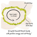 Peridot Chips Bracelet